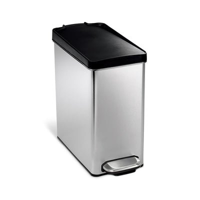 simplehuman 10L profile step can with plastic lid